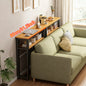 Multifunctional Sofa Back Shelf Coffee Table Storage Racks Wood Table Organizer Rack Table for Living Room Office Bedroom