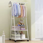 Floor Mounted Clothes Rack, Simple Clothes Hanger, Hat Rack, Triangular Folding Bedroom, Household, Indoor Hanging Bag, Clothes