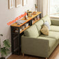 Multifunctional Sofa Back Shelf Coffee Table Storage Racks Wood Table Organizer Rack Table for Living Room Office Bedroom